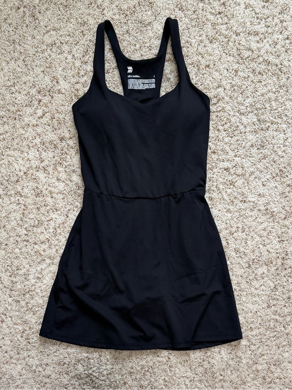 All-In-Motion Women's Black Knit Halter Active Dress. Size S. NWOT! - Picture 2 of 11